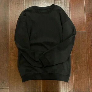 BOOHOO MAN Black Crewneck